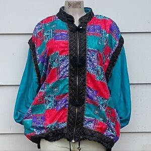 Vintage Quilted Baroque Windbreaker